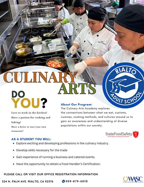 Culinary Arts Info